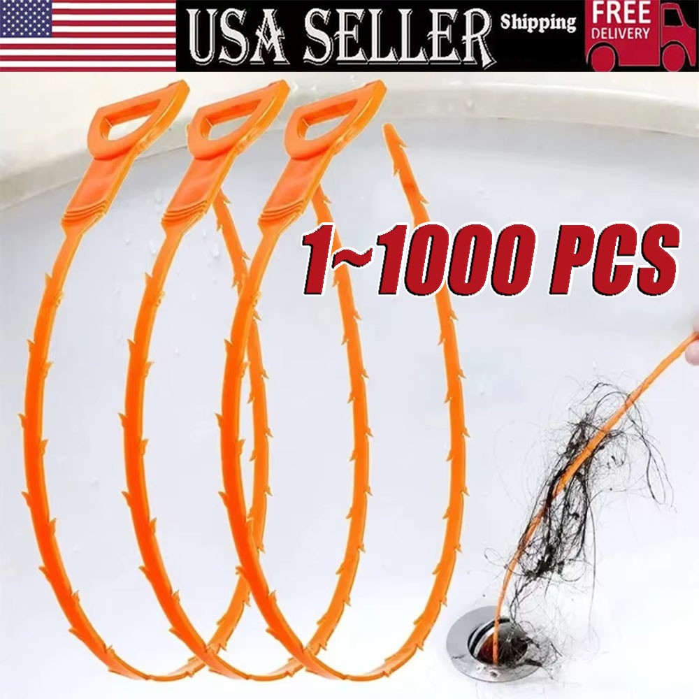 Drain Hair Catcher 20 Inch Drain Snake Shower Drain Hair Trap Clog Remover Lot