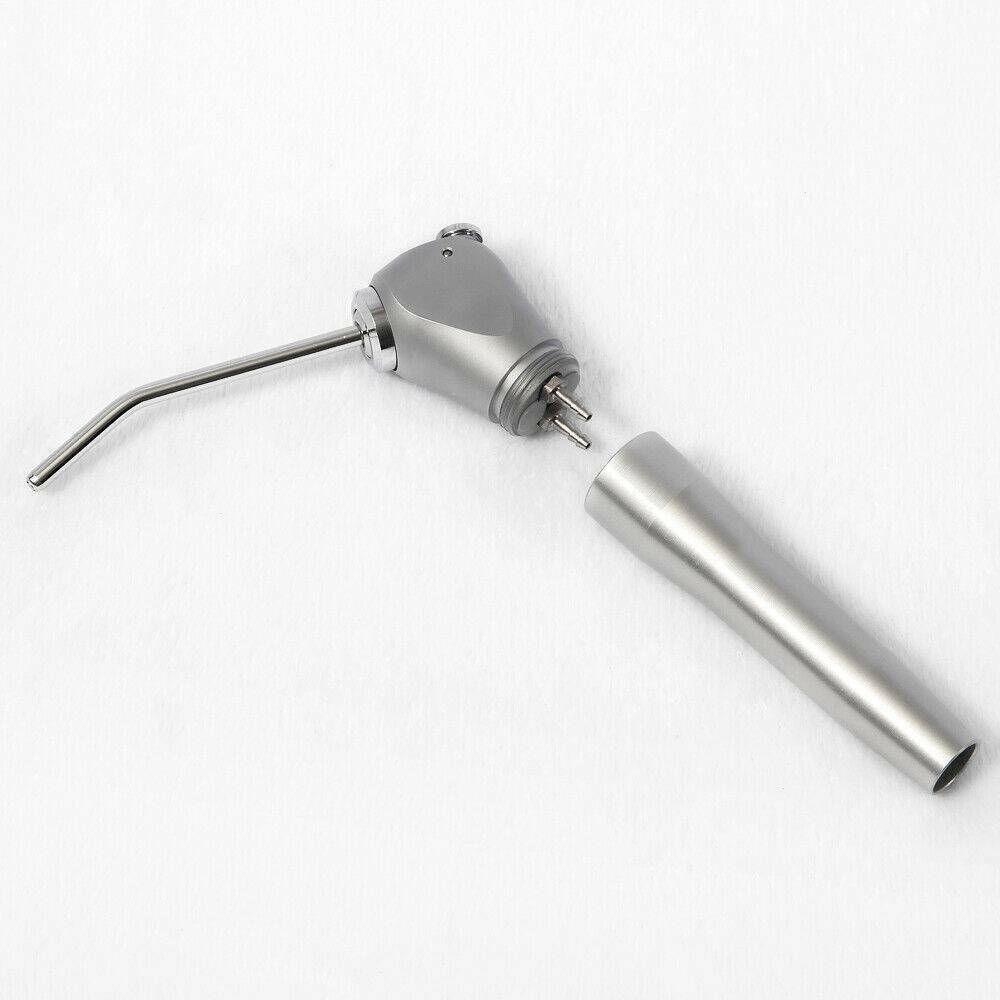 Dental 3 Way Air Water Spray Triple Syringe Handpiece w/ 2 Nozzles Tips Tubes CE
