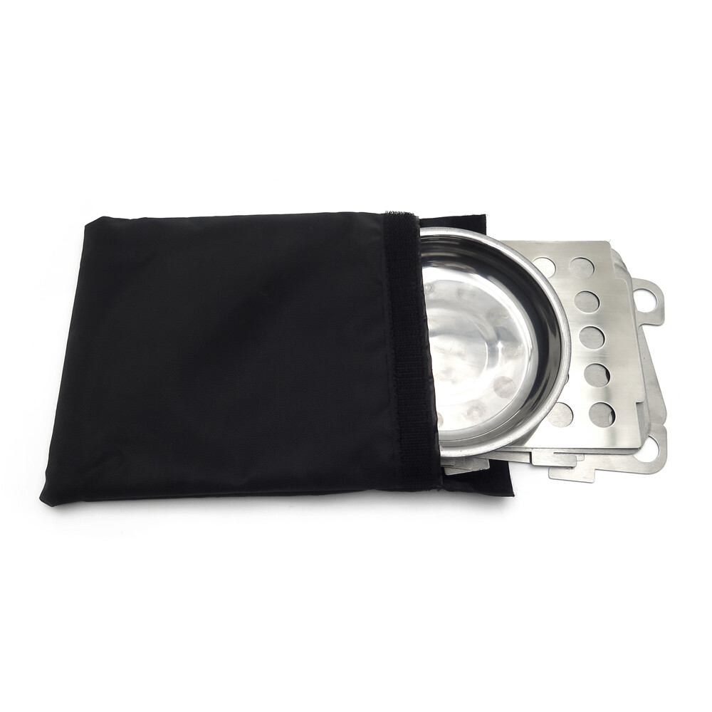 Diret Folding Wood Stove Pocket Alcohol Stove Outdoor Cooking Camping Backpackin