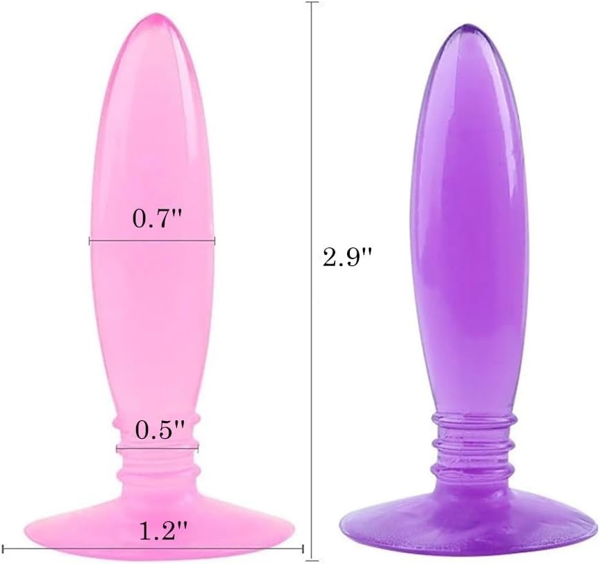 Mini Anal Plug Training Set for Beginners Small Suction Cup Butt Plugs