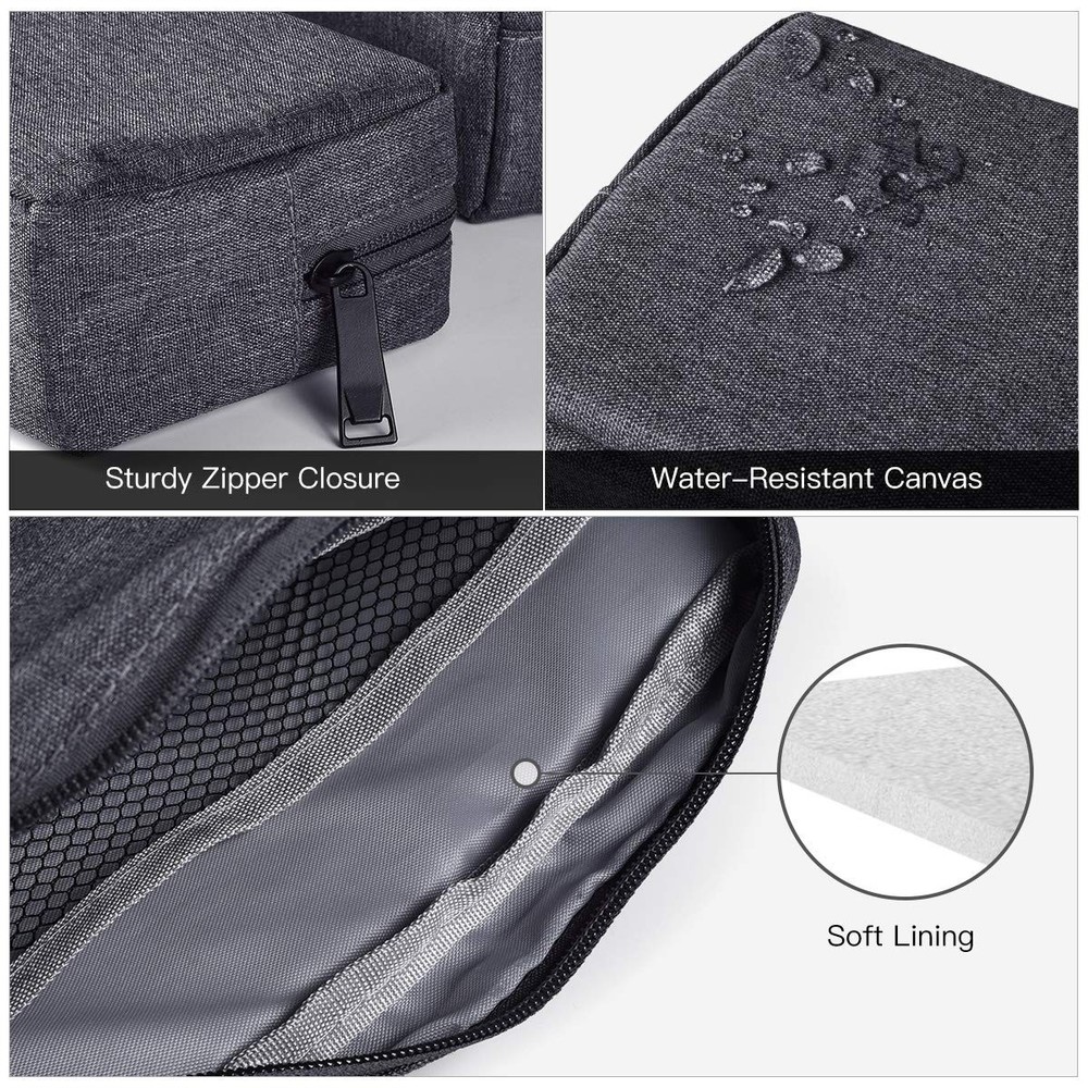Universal Electronics Accessories Carrying Case 2pcs Big + Small Portable Storag