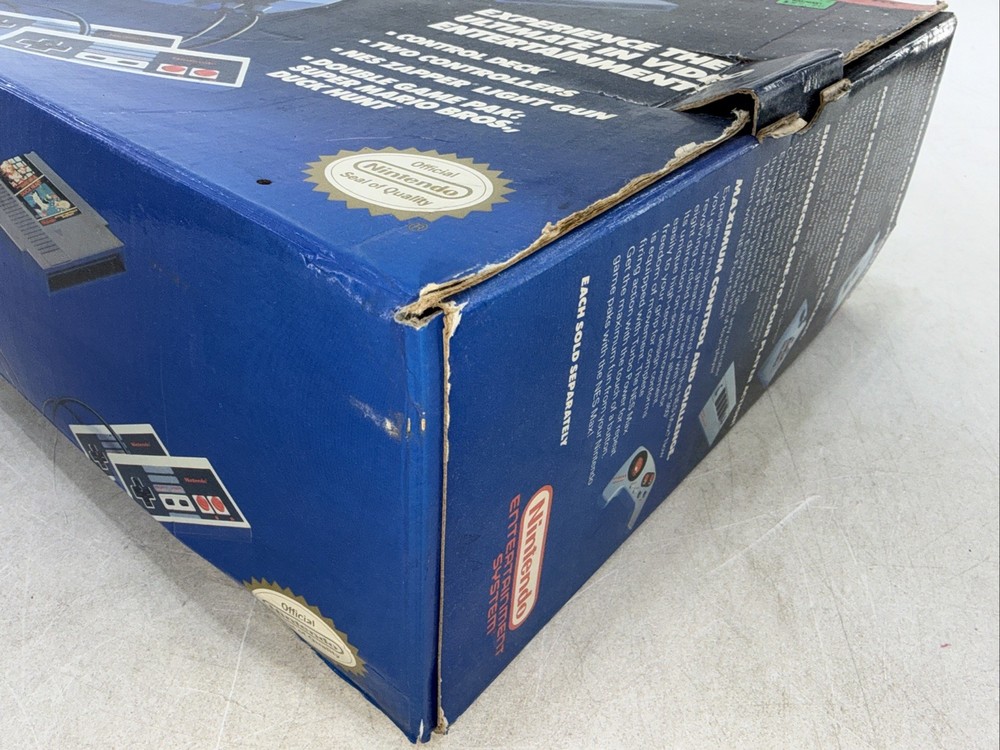 Oval Seal NES Action Set BOX ONLY Nintendo 1990 🔥