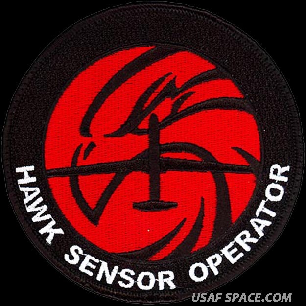 USAF 1st RECONNAISSANCE SQUADRON - HAWK SENSOR OPERATOR - ORIGINAL VEL PATCH