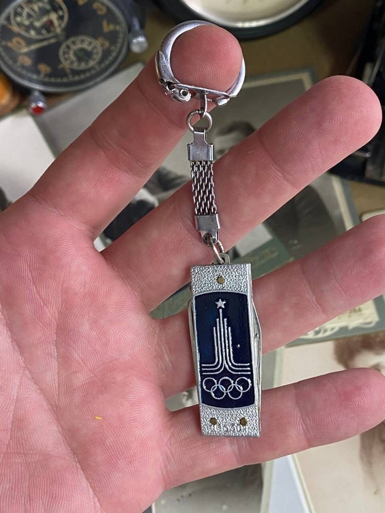 Knife Multitool Travel Olympics Keychain