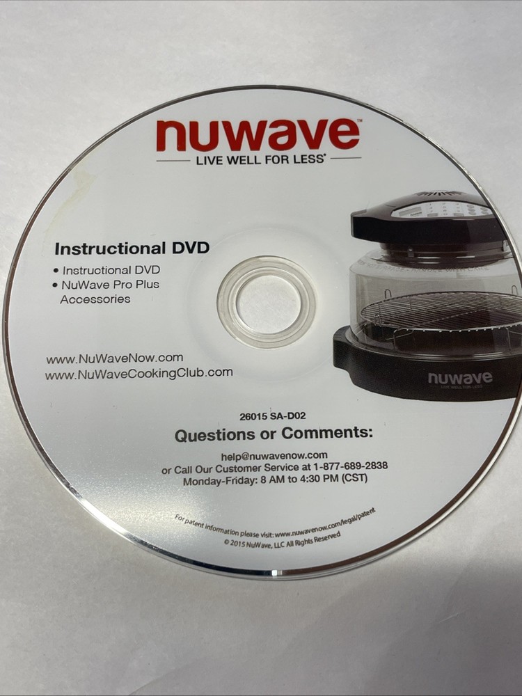 Nuwave Live Well For Less User Manual On disc
