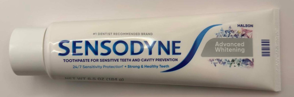 Sensodyne Advanced Whitening Toothpaste 6.5oz 4 Pack Sensitivity - Open Box