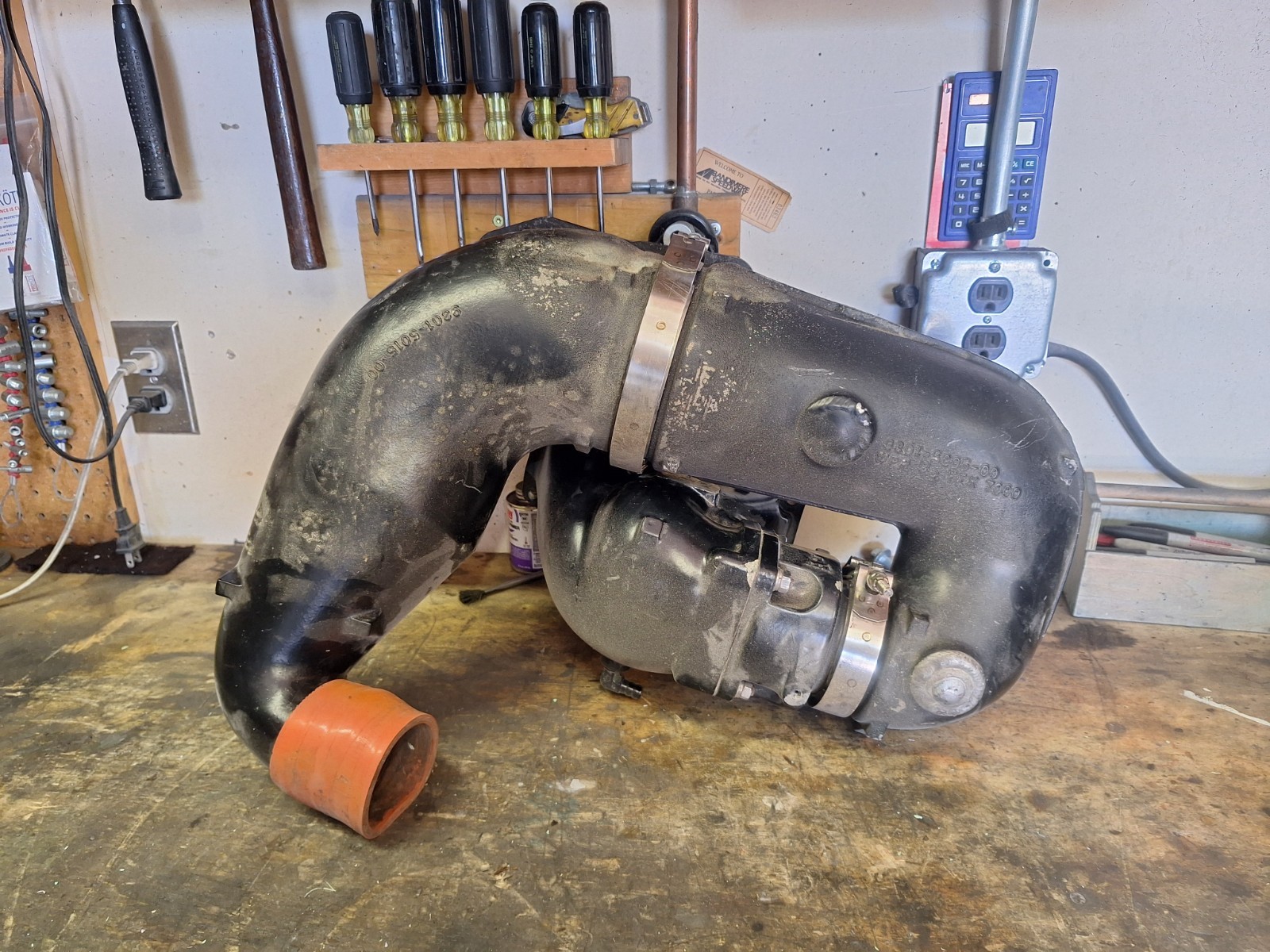 YAMAHA WETJET MASTER CRAFT 1995 WET JET  FACTORY EXHAUST  B PIPE 96 & UP