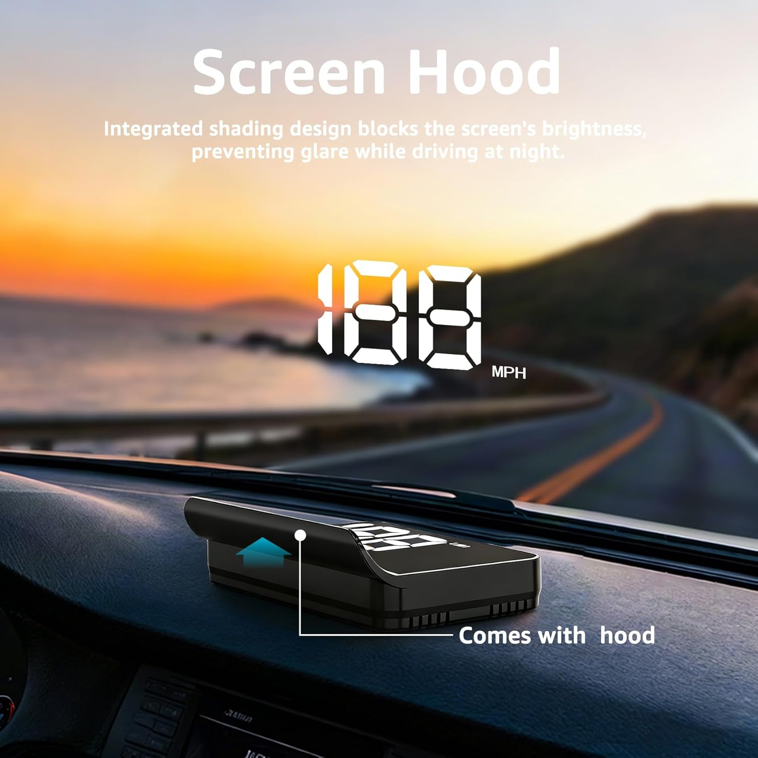 Heads up Display for Cars,Car Hud,Head up Display for Car,Digital GPS HUD Speedo