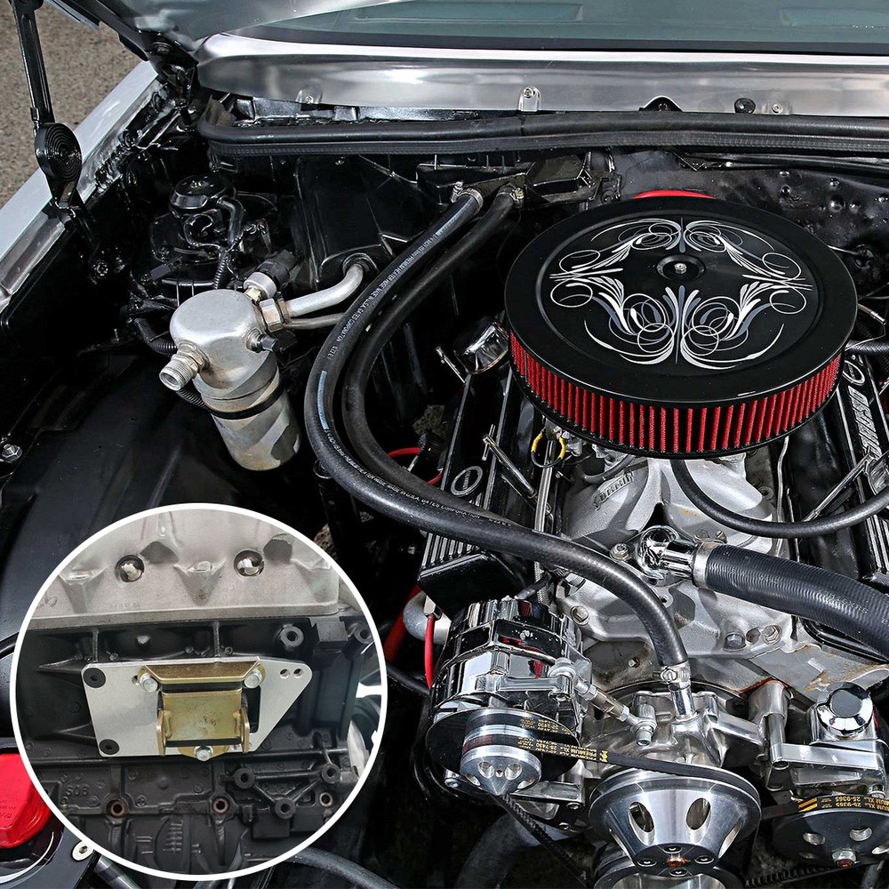 Motor Mounts Adapter Plates Swap Bracket Small Block for LS Engine Conversion