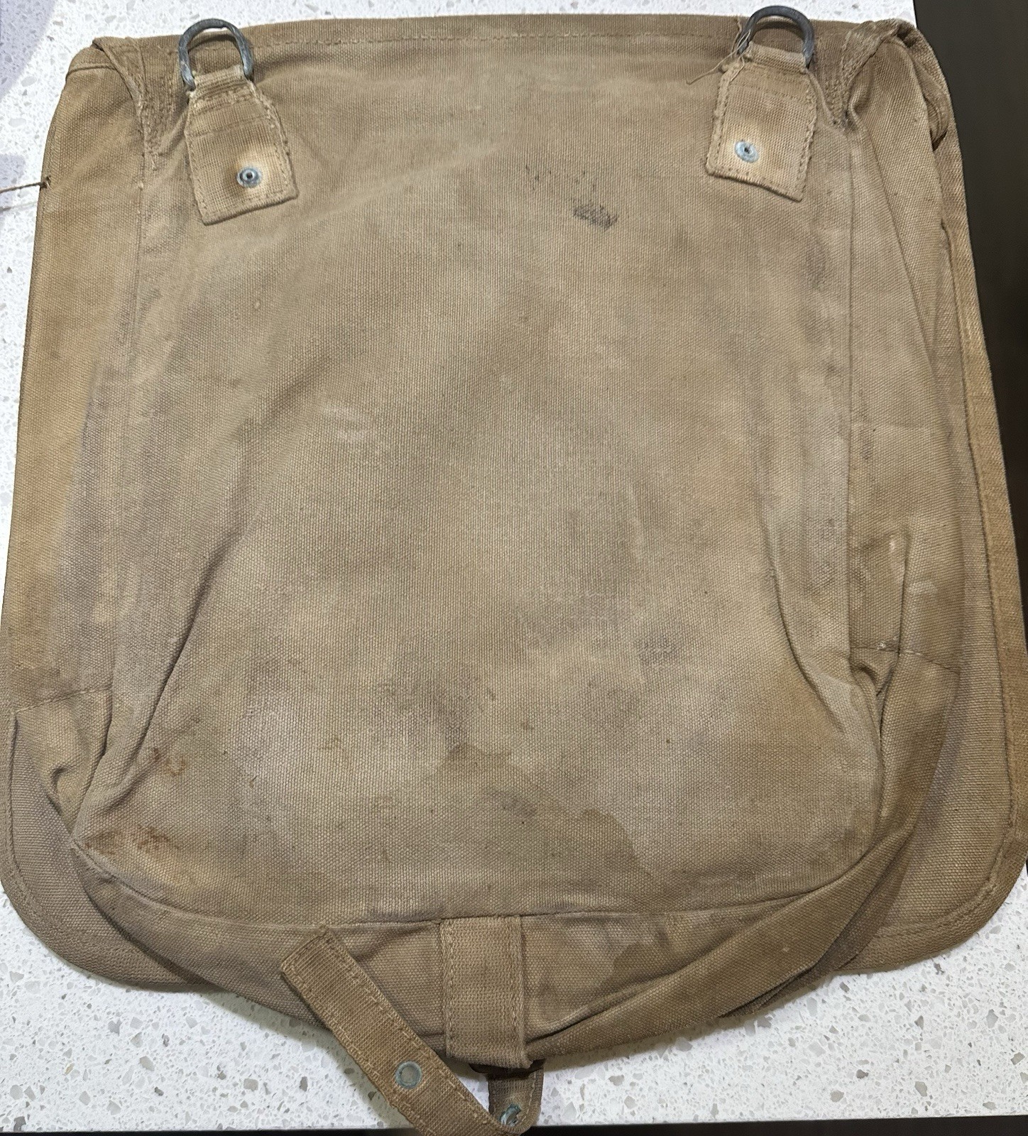 Lot Of 2 (Two) Early Spanish American War Haversacks With “D” Rings!