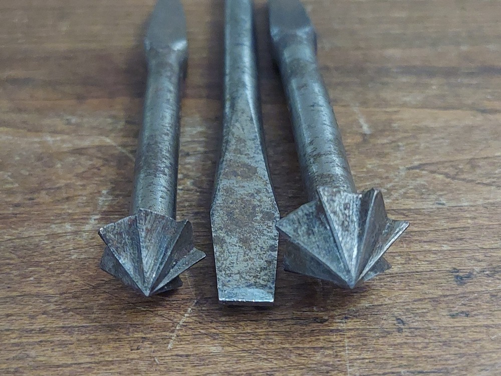 Vintage Craftsman Countersink Auger Bits Flat Head Screwdriver Bit