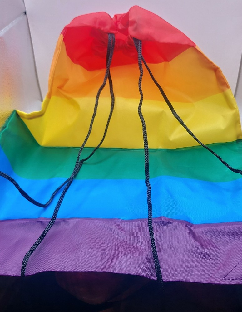 Nylon Rainbow Pride Backpack Travel Lightweight Durable