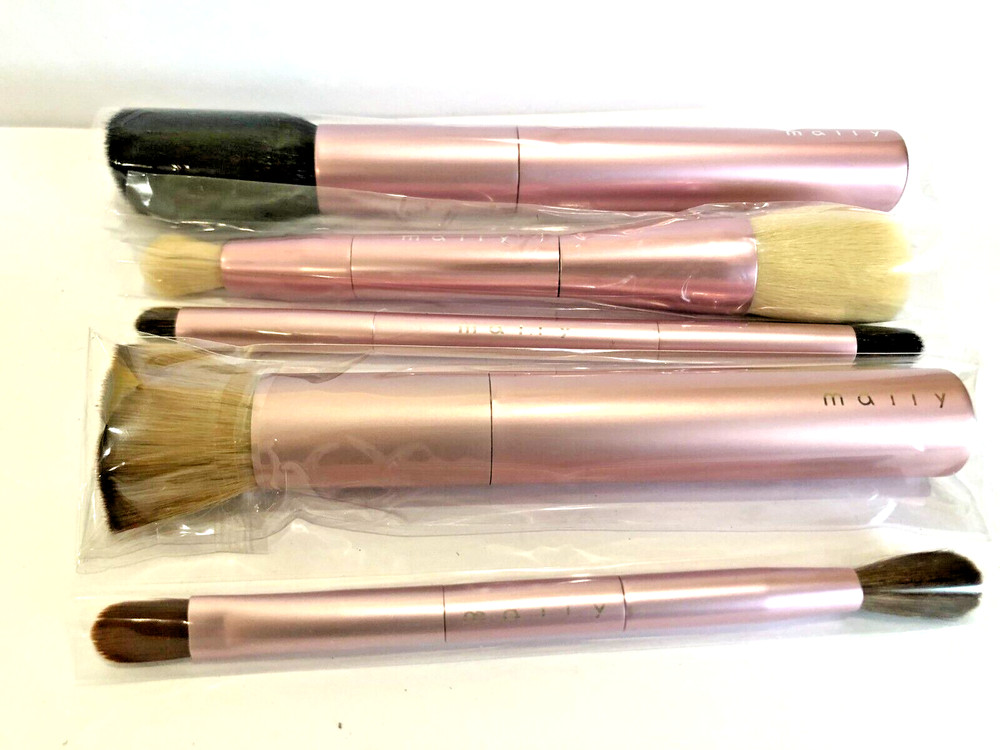 MALLY BRUSHES ( 5 DIFFERENT MALLY PINK BRUSHES AS SHOWN) NEW