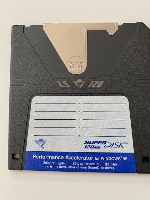 120MB Super Disk Performance Accelerator For Windows 95 Floppy