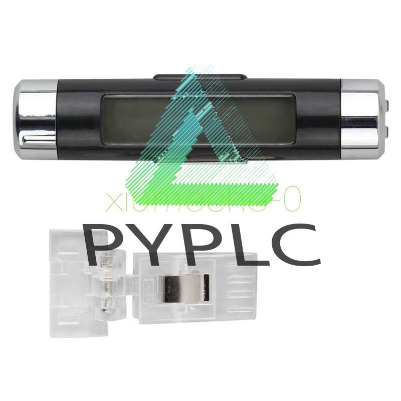 2in1 Digital LED Car Clock Thermometer Temperature LCD Backlight Without Battery
