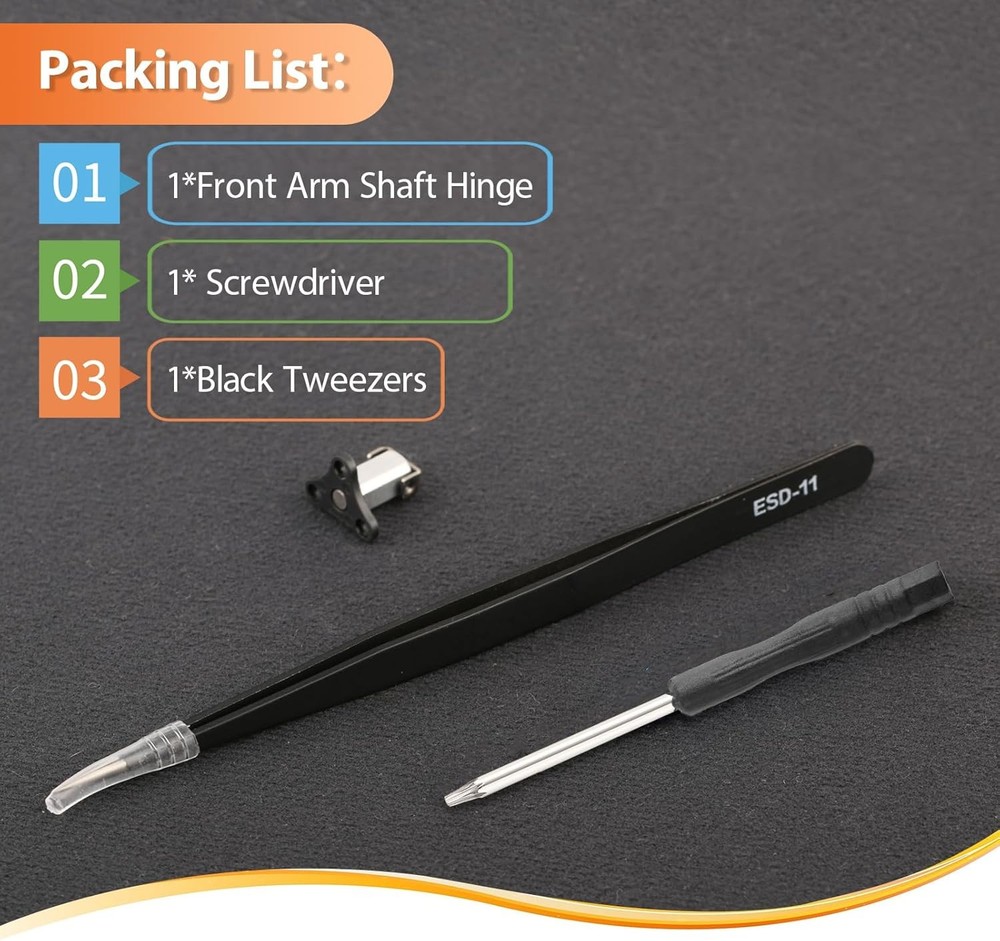 Front Arm Axis Replacement for DJI Mini 3 Pro/Mini 3 Hinges Arm...