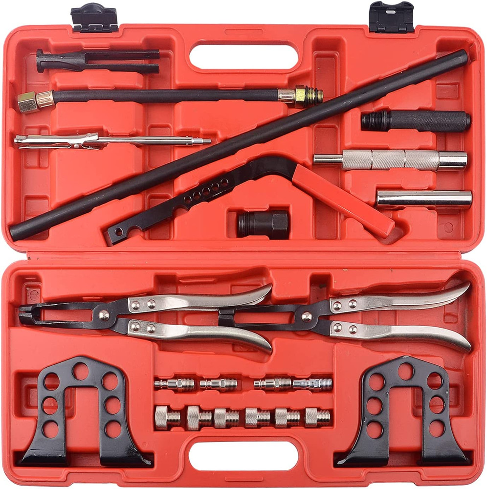 Pro Cylinder Head Service Set Valve Spring Compressor Removal Installer Kit