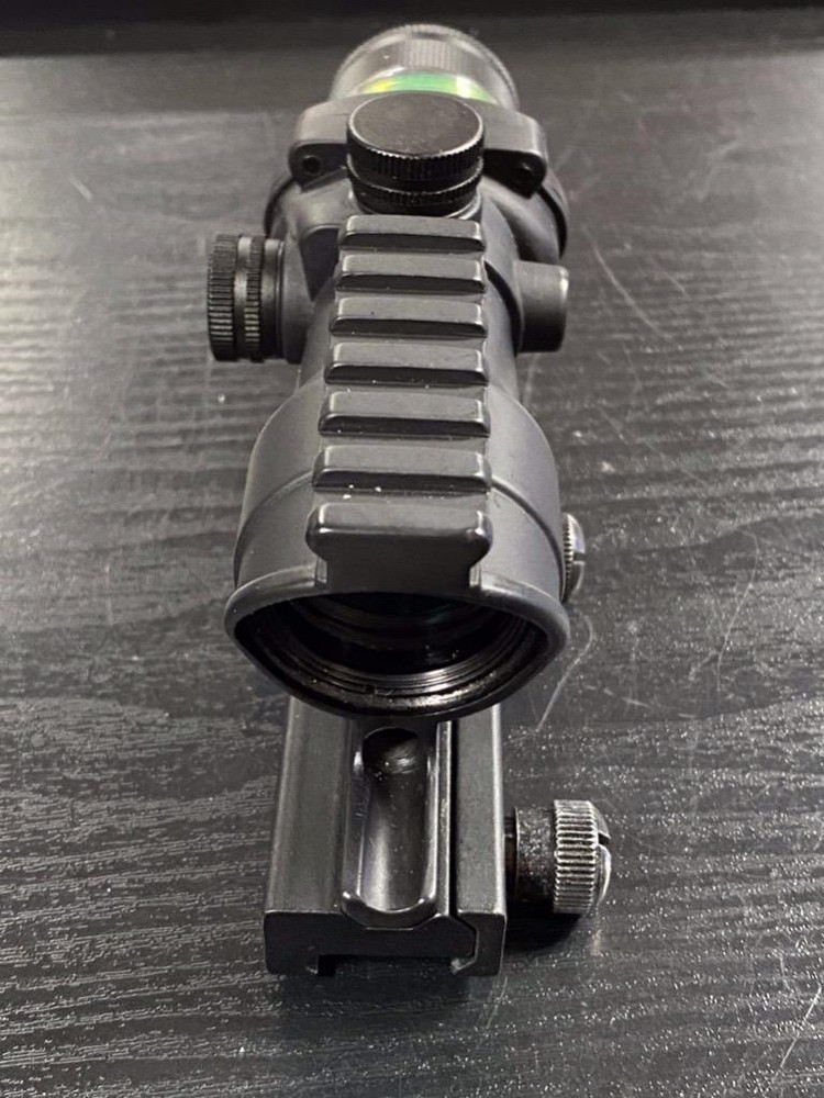 TERMINUS OPTICS 4x32 GREEN SCOPE-USED.