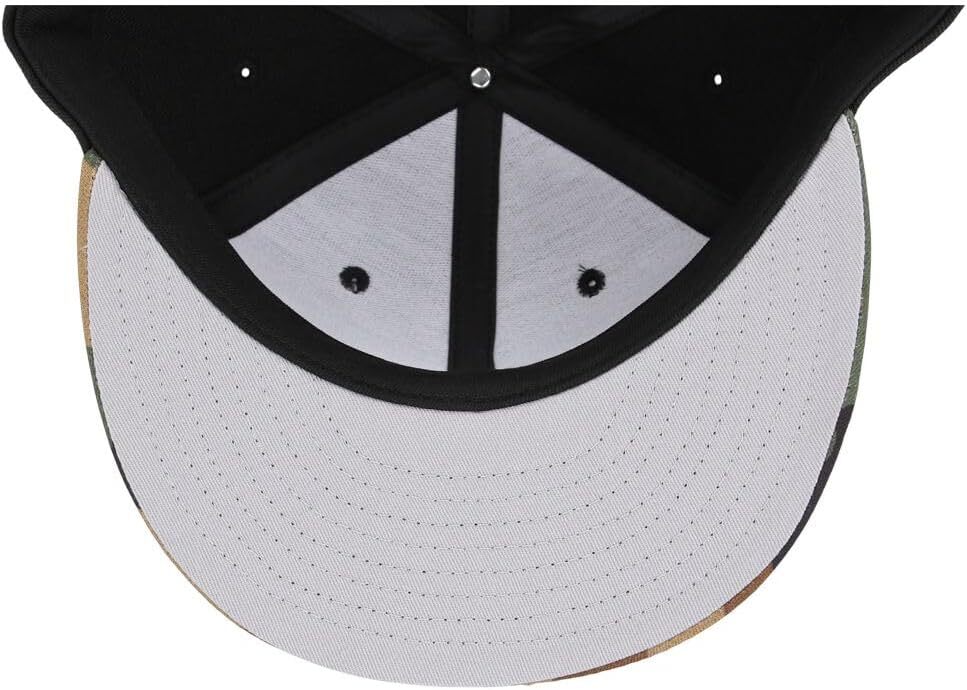 Lids Blank Dime Adjustable Snapback Hat One Size, Black/Camo