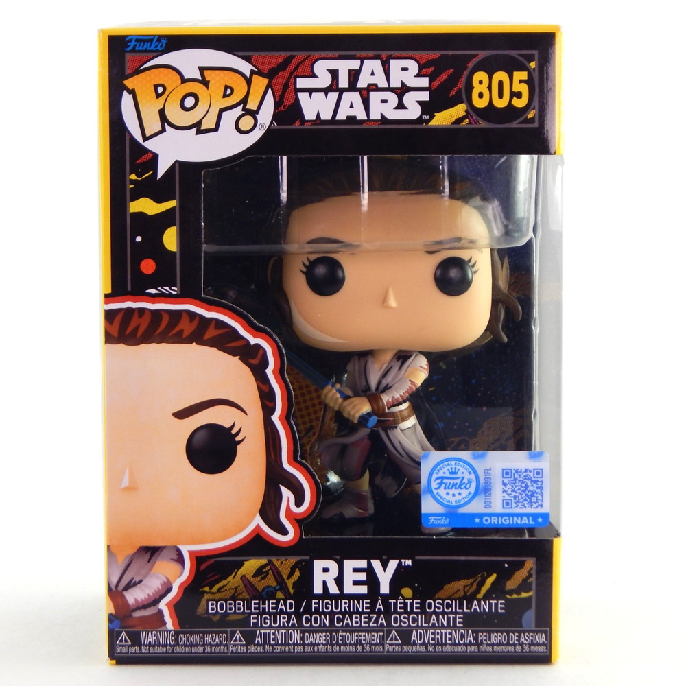 Funko Pop! Star Wars Rey 805 and BB-8 804