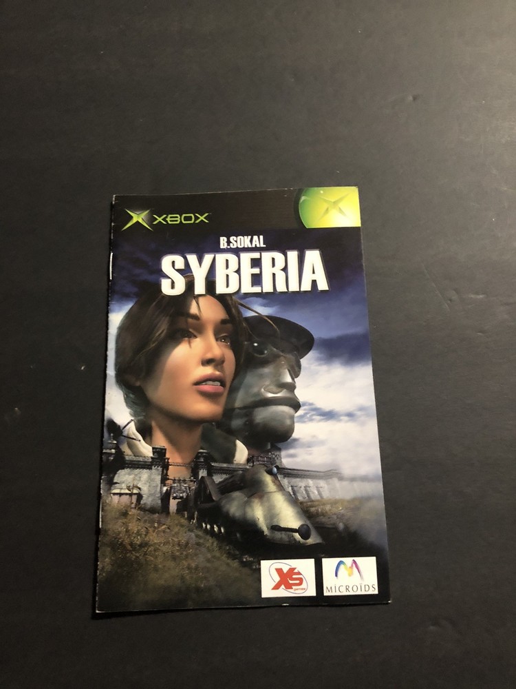 Syberia xbox Manual Only