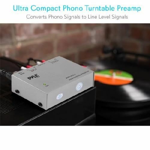 Pyle Ultra Compact Phono Turntable Preamp - PP444