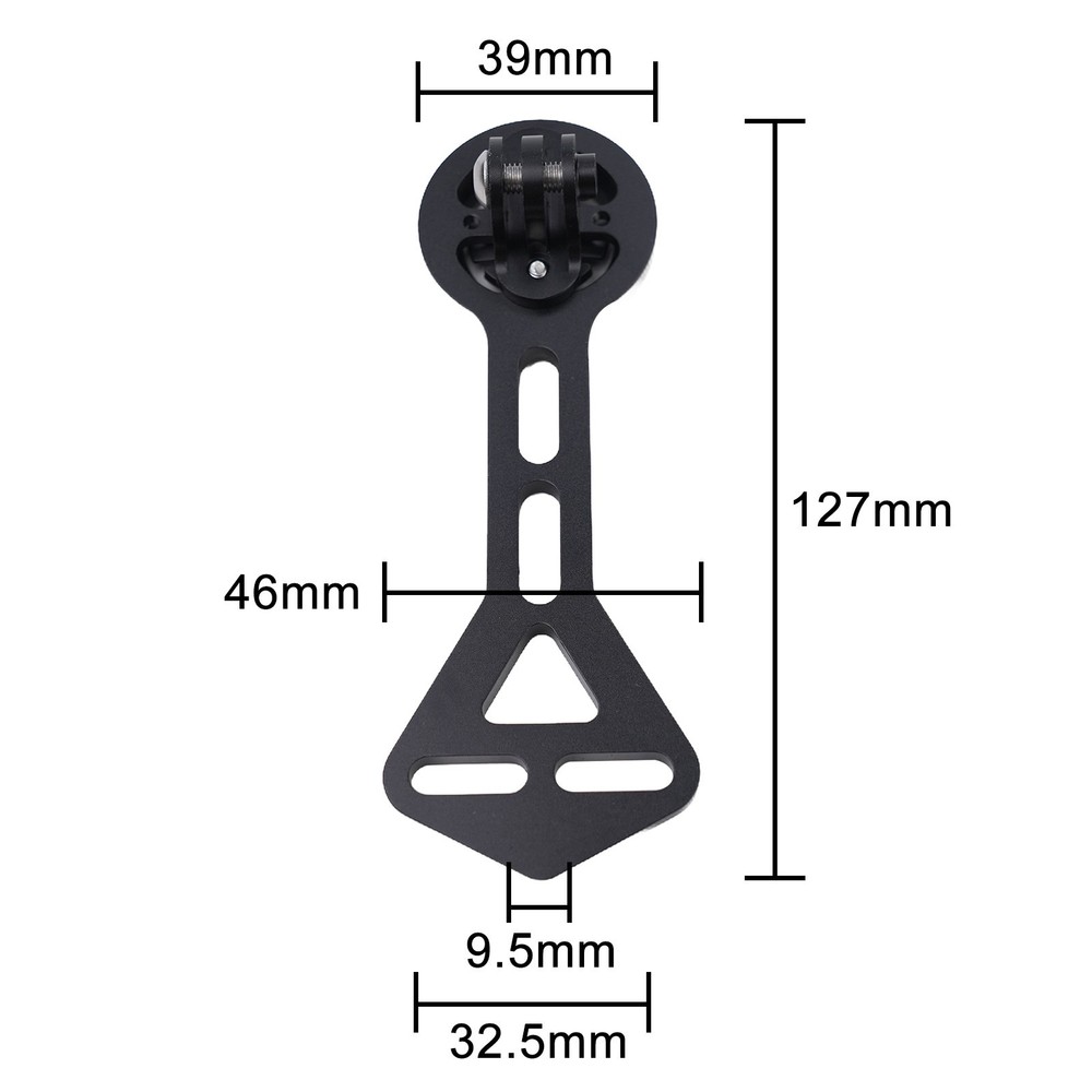 Road Bike Handlebar Computer Odometer Mount Black User Friendly Design