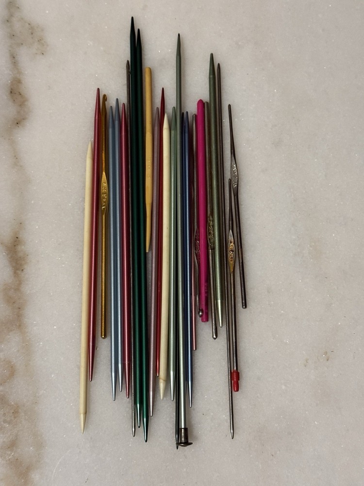 Knitting Needles metal / MIXED 26 pc
