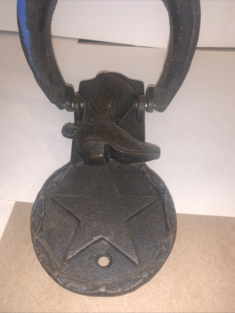 Rustic Cowboy Boot Door Knocker