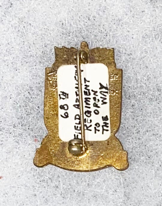 WWII 68th Field Artillery DI PB