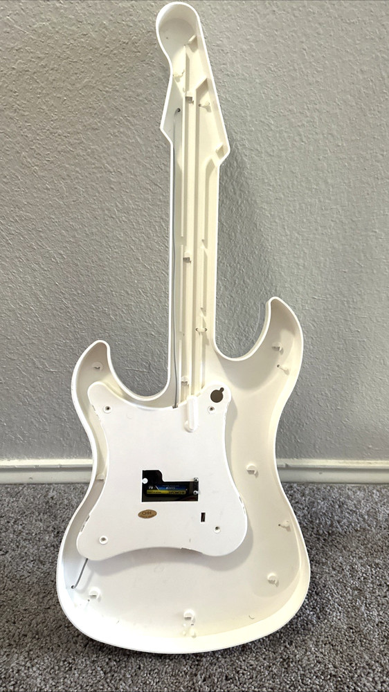 Union Jack Guitar Clock Wall Decor