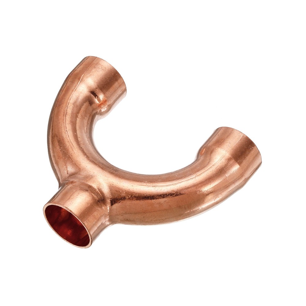 Tee Y Type Copper Fitting Welding Joint Split Union Intersection 7/8 Inch