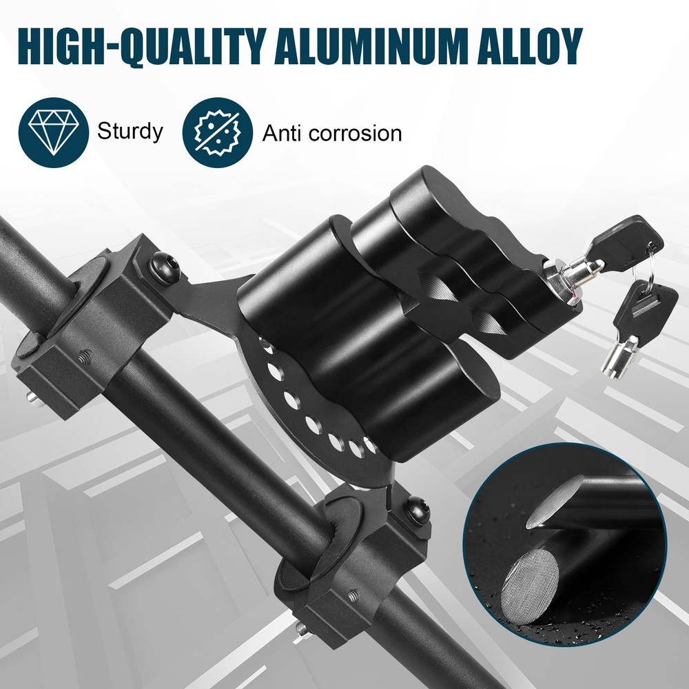 Pack Mount Locking Fuel Pack Mount With Locks Hardware Bracket For ATVs UTVs