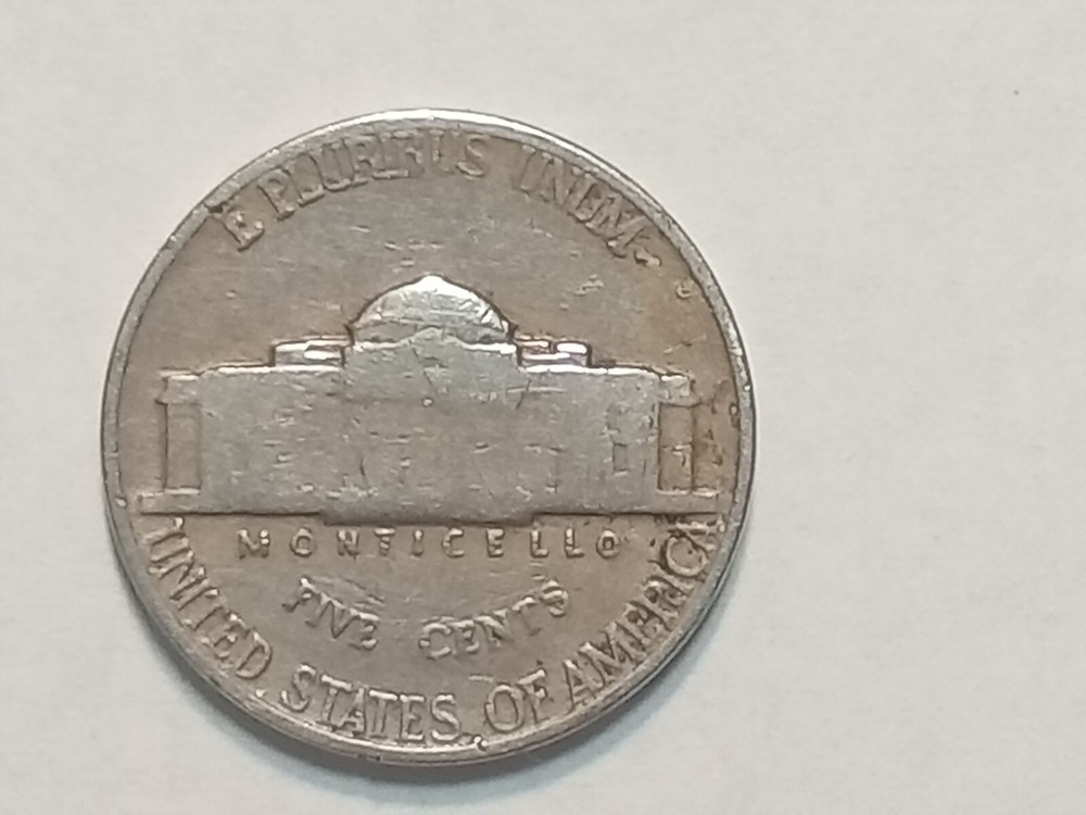 1941 die crack Jefferson 5 ct