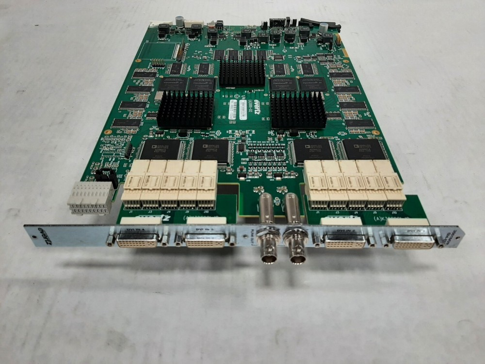 Evertz 3001MVP-GI4-ED DVI/RGBHV Graphics Input Module with BackPanel