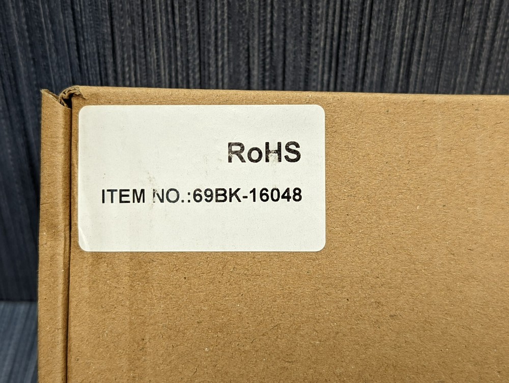 2U Networking Rackmount 48 port Cat6a Patch Panel, 110 Type 2U Bracket Included