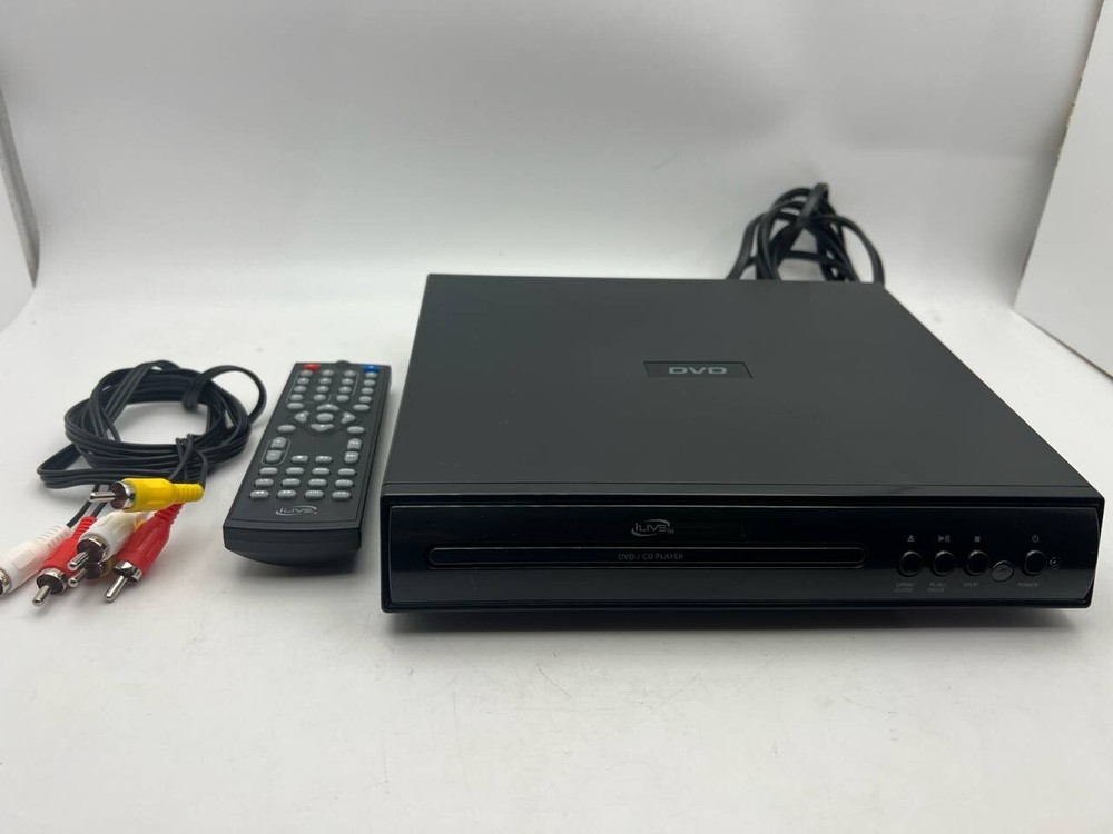 iLive D200Bi Compact DVD Player USB CD Playback 480i RCA Output + Remote Control