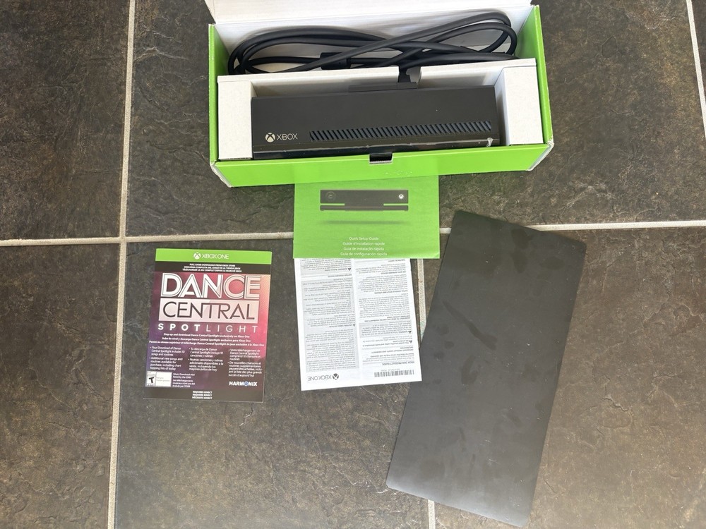 Microsoft Xbox One Kinect Sensor with Adapter, USB Wired, 6ft Cable, Black