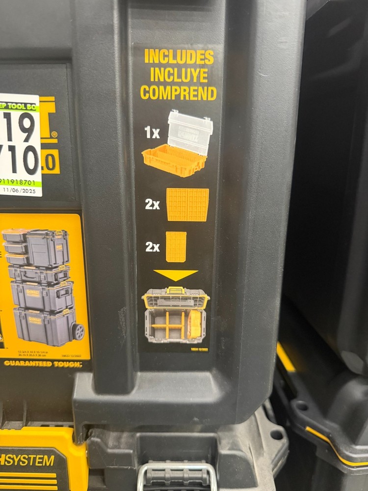 DEWALT 15.25 in. ToughSystem 2.0 Compact Deep Tool Box