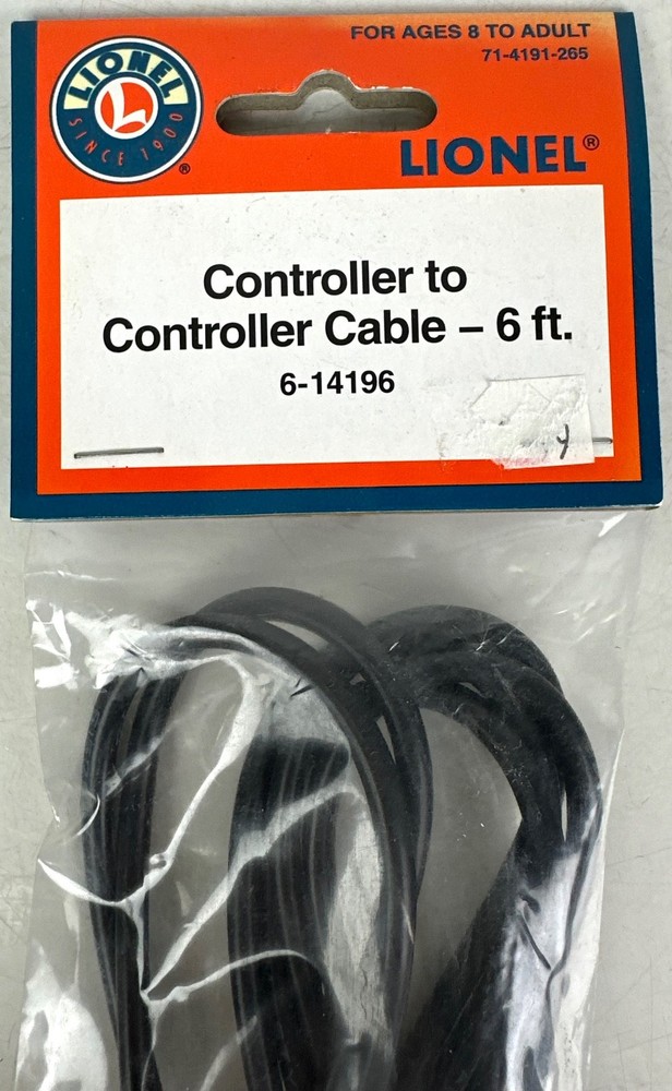 Lionel 6-14196 Controller to Controller Cable - 6 Feet (Black)
