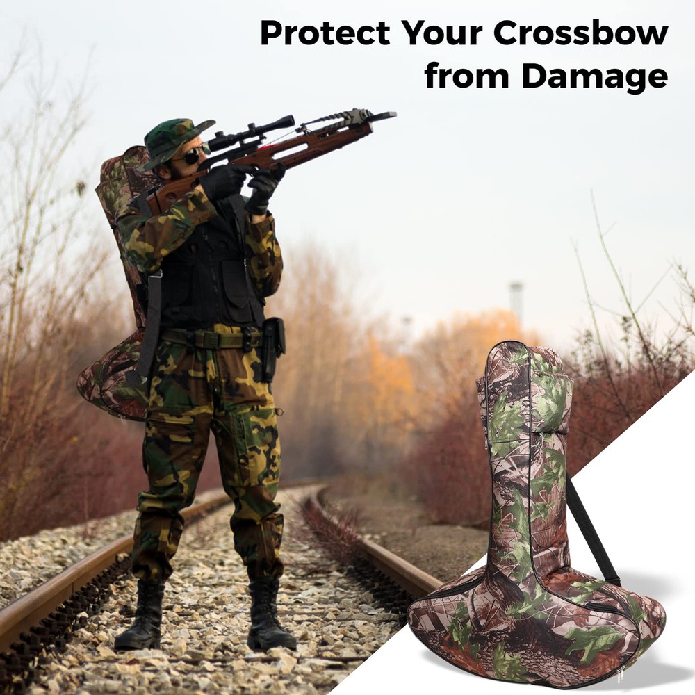 Soft Crossbow Case, Soft Carry Bow Bag Case with Backpack Strap, Universal Fi...