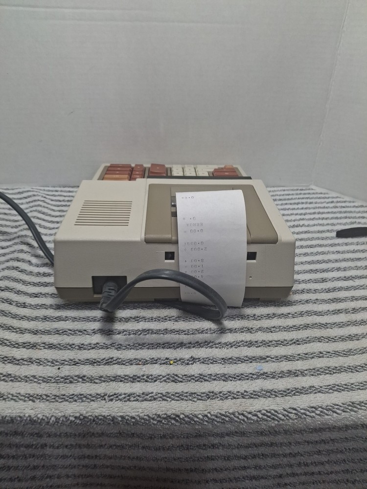 Vintage 1970s BMS-1201PD Adding Machine Large Printing Calculator Tested/Working
