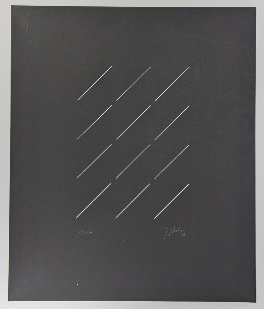 Joachim Becker, Constructivist compositions, collage, unique. 1972