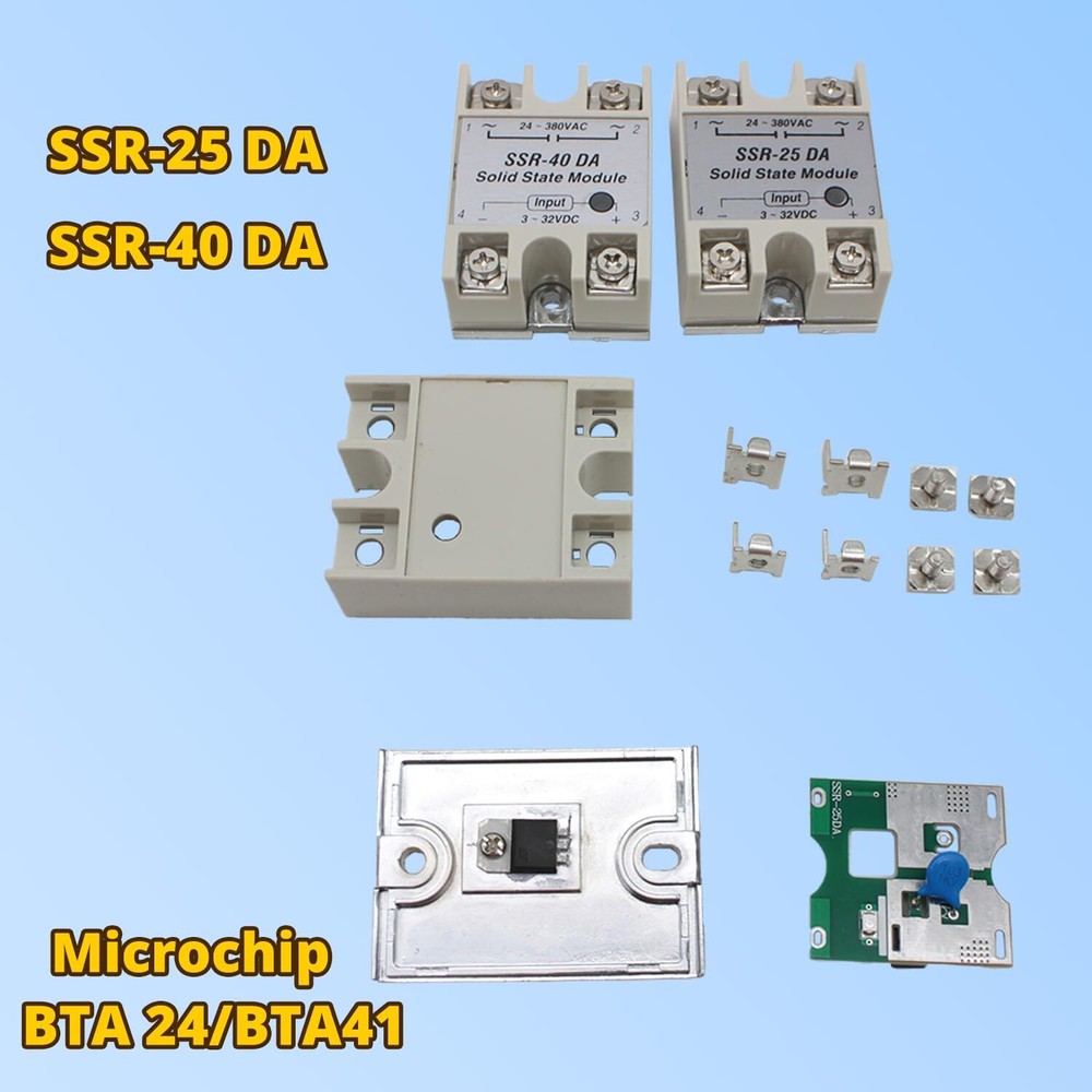2PCS SSR-25DA Solid State Relays Single Phase 3-32V DC Input to 24-380V AC