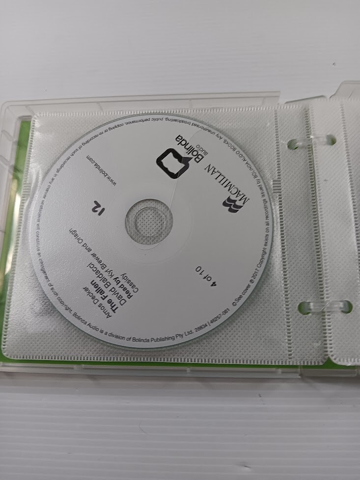 The Fallen by David Baldacci (English) Compact Disc Book