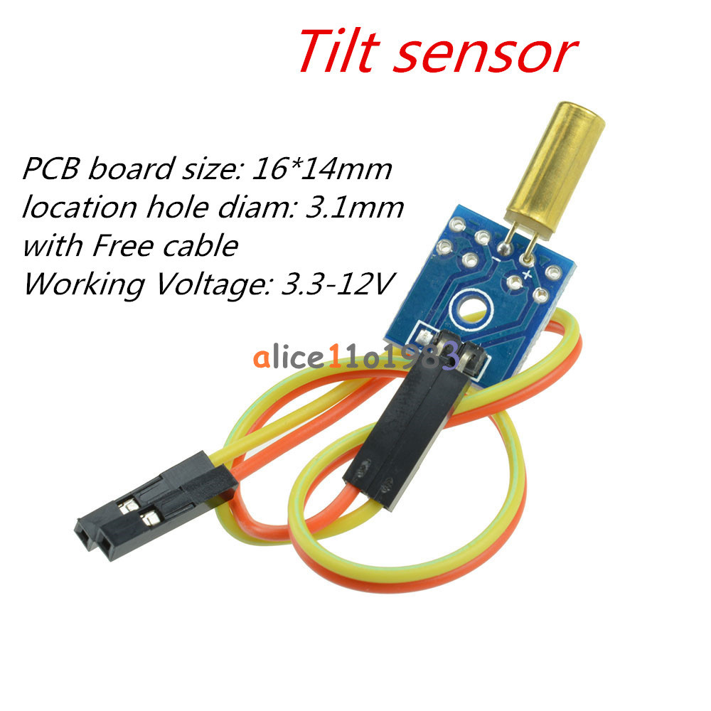2/5/10PCS Tilt Angle Module Vibration Sensor for Arduino STM32 AVR Raspberry pi