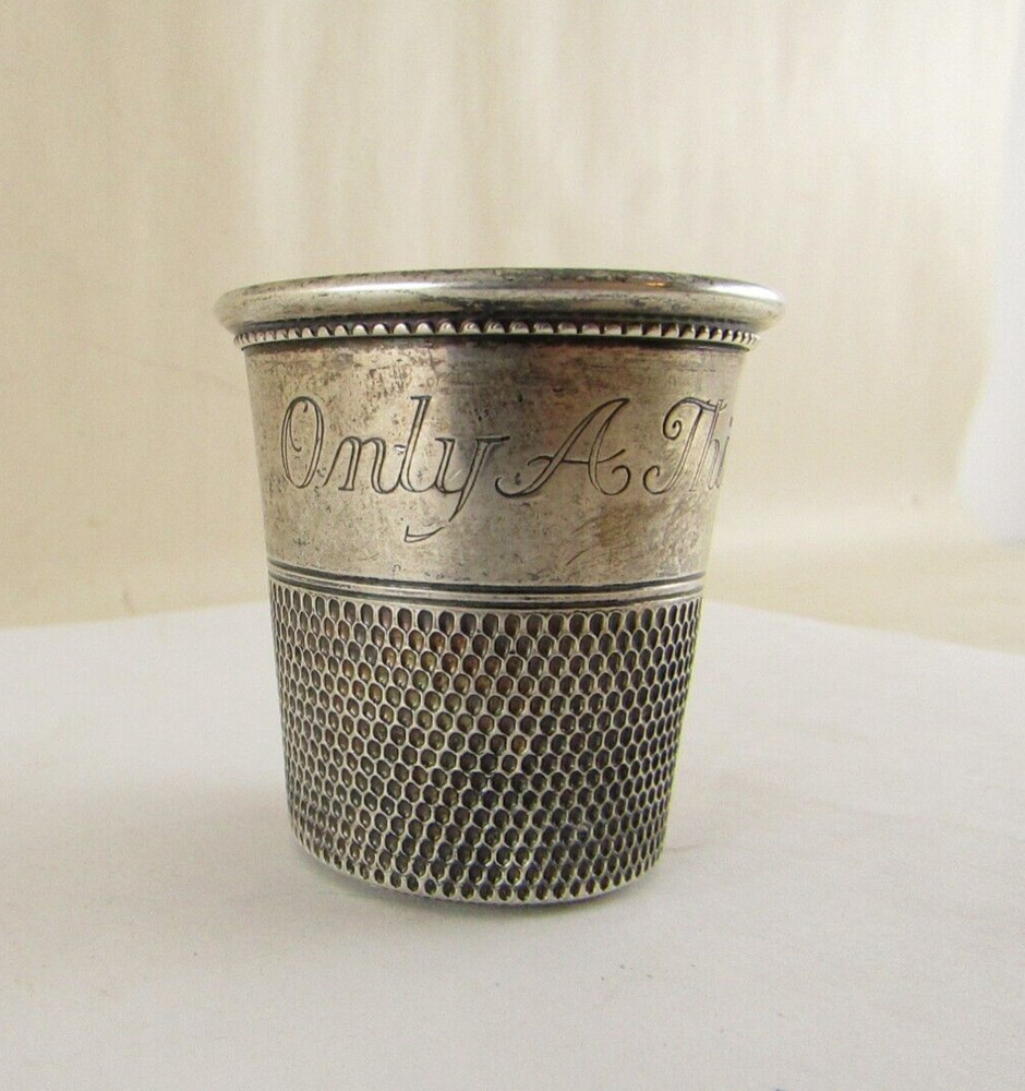 Cartier Sterling Silver Cup. Thimble