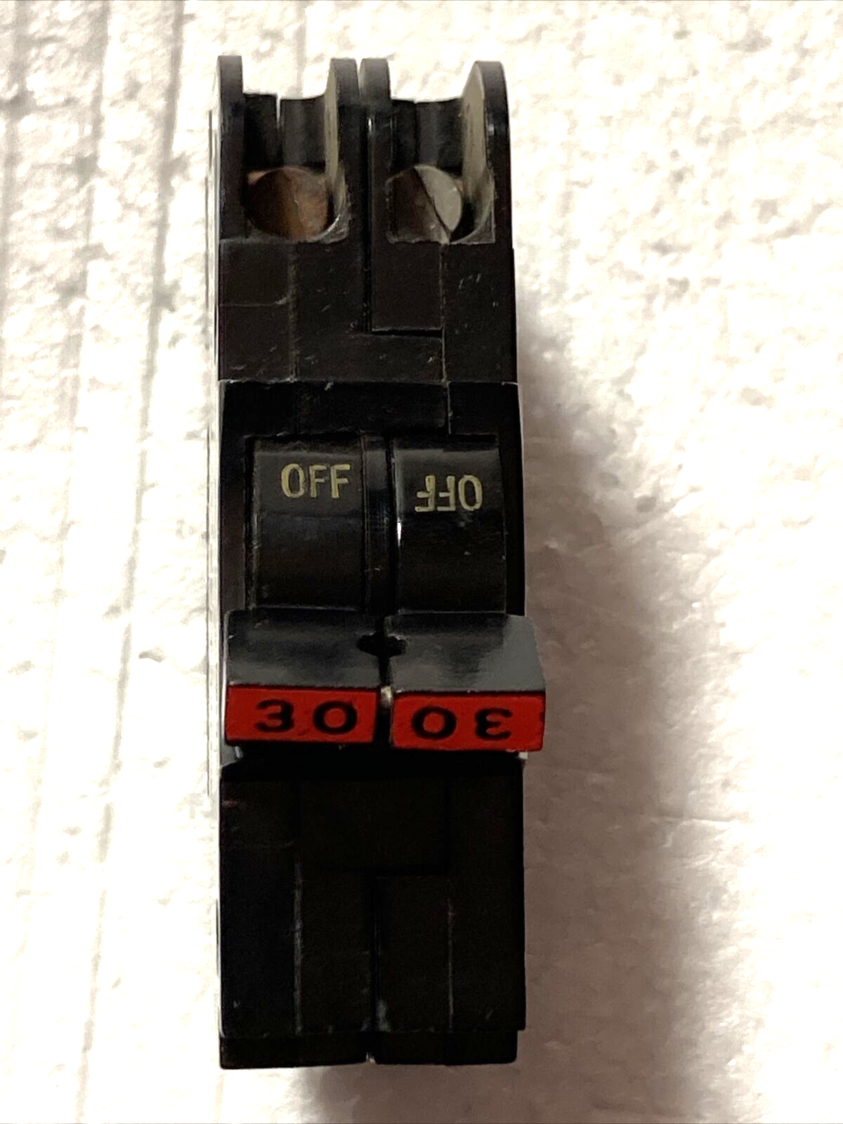 FPE Federal Pacific 30 Amp 2 Pole NC230 Stab-Lok Breaker Mini THIN NC red handle