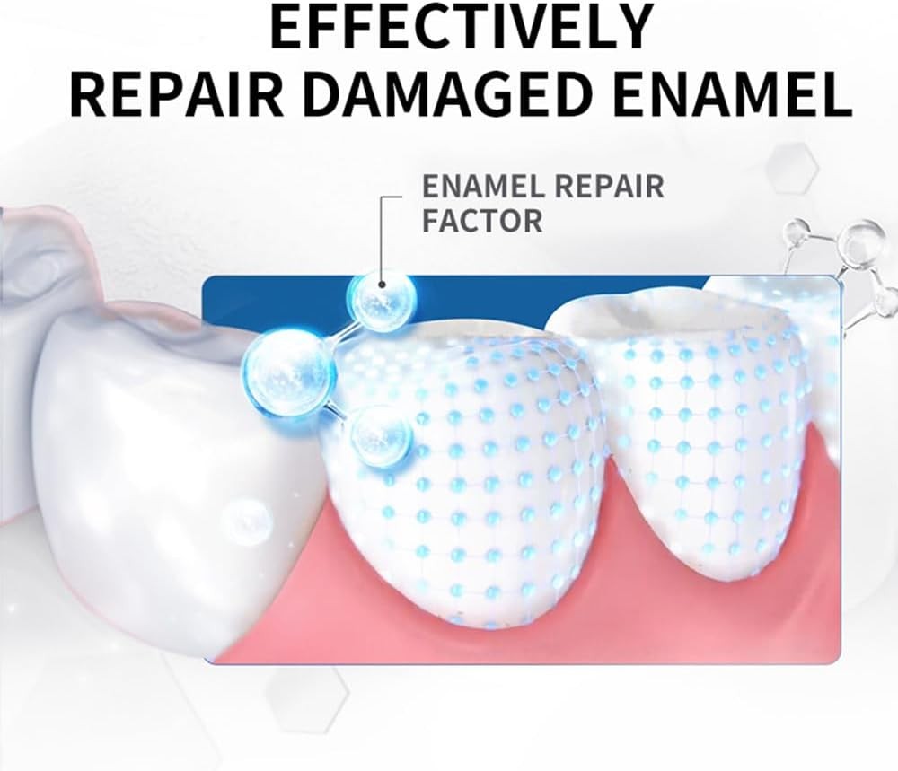 2 Pack Hydroxyapatite Toothpaste 7.5% Fluoride Free for Sensitive Teeth Enamel C