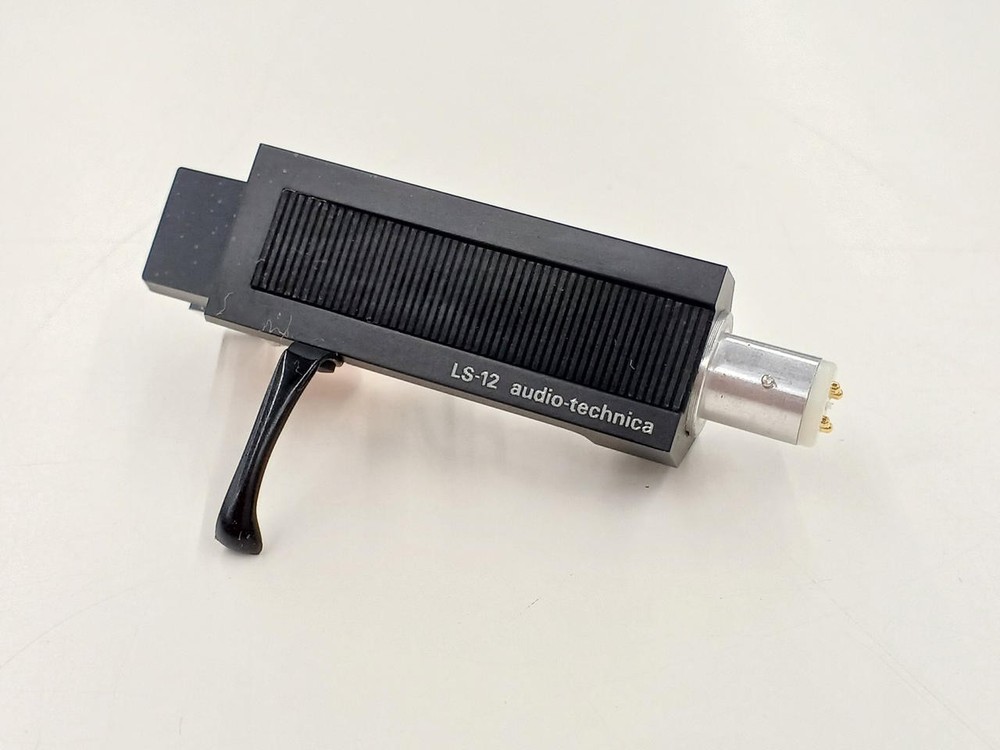 AUDIO?TECHNICA AT120E / LS?12 MM Cartridge with Technica Headshell Used